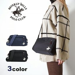 ビバリーヒルズポロクラブ ショルダーバッグ メンズ レディース ブランド ショルダーバッグ Polyester バッグ 選べるモデル プレゼント 実用的