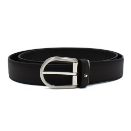 MONTBLANC モンブラン MB118414 BELT ベルト ホースシューバックル メンズ 成人 卒業 入学