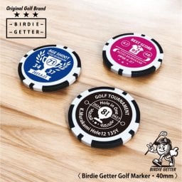バーディゲッター ゴルフマーカー 名入れ プレゼント ゴルフグッズ カジノチップ マーカー40mm エイジシュート記念 ギフト ベストスコア ホールインワン 記念 おしゃれ ギフト コンペ 名前入り ゴルフ好きギフト オリジナル 退職祝い 退職記念 贈り物 男性 父