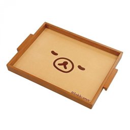 リラックマ ウッドトレー Lサイズ リラックマフェイス RK3501 木製 お盆 トレー 食器 キッチン 雑貨 キャラクター かわいい グッズ サンエックス カフェ 盆 ランチ ギフト プレゼント 贈り物