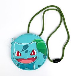 ポケットモンスター フシギダネ ポケモン  ネックパース コインケース 小銭ケース 財布 ポーチ 小物入れ グリーン  (MCOR)