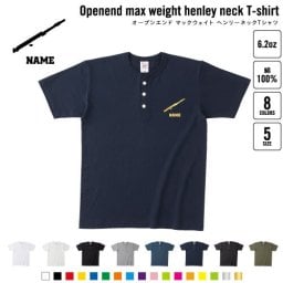 フルート 名入れヘンリーネックTシャツ ヘンリーネック 名入れTシャツ 首元ネコ目ボタン ボタンTシャツ 首元アクセント メンズ レディース    吹奏楽 楽器 バンド 楽団 クラシック オーケストラ