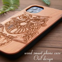 iphone8Plus ケース 木製 iphone7Plus ウッド 天然木 木目 8plus 7plus アイフォン8plus アイフォン7plus カバー アニマル ふくろう おしゃれ スマホケース 8プラス 7プラス 木製ケース ウッドケース シンプル キャンプ アウトドア 耐衝撃 男女兼用 ソフトケース 送料無料