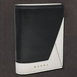マルニ 二つ折り財布 レディース ブランド MARNI PFMO0055U1-P2644 ブラック/ホワイト