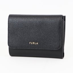 Furla(フルラ) PS75CLO BX0306 O6000  クラシック M コンパクトウォレット レザー NERO 黒 ブラック CLASSIC M TRI-FOLD 三つ折り 3つ折り財布 コンパクト財布 メンズ レディース 財布 ギフト プレゼント お祝い 誕生日 新品 ブランド