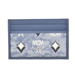 エムシーエム MCM Mode Creation Munich カードケース 名刺入れ MXACATA01 LU PORTUNA CARD CASE MINI BLUE ブルー