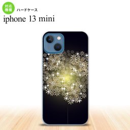 iPhone13mini iPhone13 mini ケース ハードケース 花火 小玉 黒  nk-i13m-216