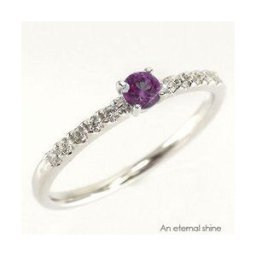 ロードライトガーネット ダイヤモンド ダイヤ リング 0.1ct プラチナ プラチナ900 pt900 一粒 ピンキーリング 小指 ファランジリング ミディリング 1月誕生石 指輪 レディース ジュエリー アクセサリー プレゼント ギフト 人気 おすすめ 送料無料