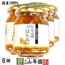 【国産生姜】養蜂家のはちみつ仕込み 生姜蜂蜜漬け 280g×6個セット 紅茶に入れて 豚の生姜焼き 煮物や豚肉を使った煮込み料理にも セット ギフト プレゼント プチギフト お茶 敬老の日 御中元 2026 内祝い お返し