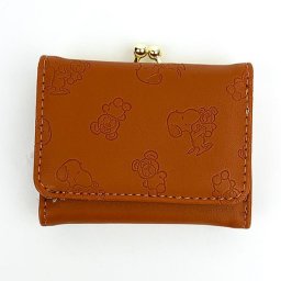 スヌーピー ＆ベア 3つ折り財布 コンパクト財布