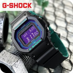 gショック ジーショック G-SHOCK スペシャルカラー 電波 ソーラー GW-B5600 メンズ 腕時計 ブランド GW-B5600BL-1ER デジタル パープル ブラック カシオ