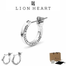 ライオンハート ピアス メンズ クロッシング ピアス EL プレーン フープ M SIZE SV925 サージカルステンレス LH-1EA133 LION HEART メンズピアス 片耳用 1点売り クリスマス 誕生日 プレゼント ギフト 彼氏 ブランド 人気 ランキング