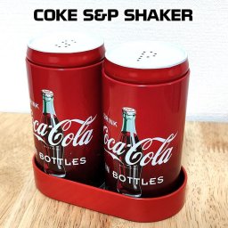 コカコーラ COKE S&P SHAKER かわいい 塩こしょう 容器 正規ライセンス品 キッチン コーラ ビンテージ アメリカン 雑貨 赤 ミニ インテリア おしゃれ 可愛い カフェ 店舗