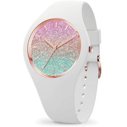 新品 ２年保証 送料無料 34mm ICE WATCH アイス ウォッチ 腕時計 ICE lo アイス ロー 015605 Small スモール レディース ホワイト ベネチア シリコン ラバー クォーツ 電池式