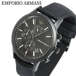 EMPORIO ARMANI エンポリオ アルマーニ 腕時計 メンズ クロノグラフ 時計 ブラック ブランド ビジネス ギフト プレゼント AR11457