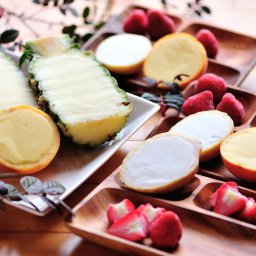 お中元 4種まるごと果実アイス詰合せ グルメ 人気 おすすめ ギフト 贈答 取り寄せ お取り寄せグルメ お取り寄せ 熨斗 のし 贈り物(代引不可)【送料無料】
