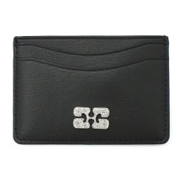 ガニー GANNI カードケース カードホルダー 薄型 A6392-099 Bou Card Holder レディース ブラック 海外正規品