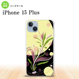 iPhone15 plus iPhone15 plus スマホケース 背面ケース ハードケース 和柄 黒 2023年 9月発売 nk-i15pl-1226