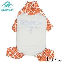 ジウォーク GEWALK 550マイナス フリージング ロンパース L オレンジ