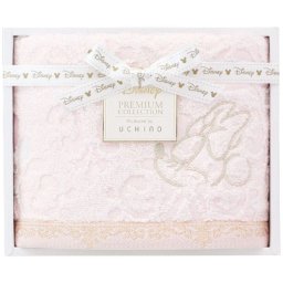 【ギフト対応無料】ディズニー プレミアム フェイスタオル ピンク (WF15876) ※送料無料(北海道・沖縄は除く)