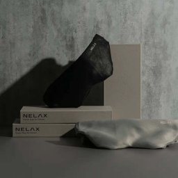 NELAX 加重アイマスク めざましテレビ紹介【送料無料(一部地域除く)】【グレー１０／１７出荷ブラック１０／２０予定】
