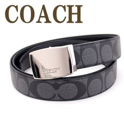 コーチ ベルト COACH メンズ レザー シグネチャー 64828CQBK ブランド 人気