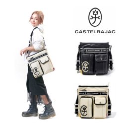 【正規取扱店】【CASTELBAJAC】 カステルバジャック ドミネ ラージ ショルダーバッグ タテ型 024113 斜め掛け バッグ カバン 鞄 メンズ レディース バジャック ゴルフ おしゃれ 人気 正規取扱店 正規品 
