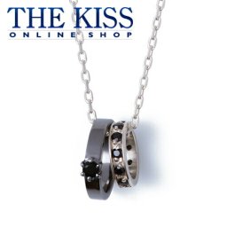 【ラッピング無料】THE KISS 公式ショップ シルバー ペアネックレス （メンズ 単品） ペアアクセサリー カップル に 人気 の ジュエリーブランド THEKISS ペア ネックレス・ペンダント プレゼント SPD2411OX ザキス ギフト アニバーサリー