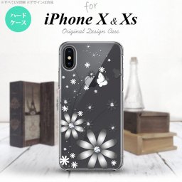 【iPhoneX】【スマホケース/スマホカバー】【アイフォンX】iPhoneX スマホケース カバー アイフォンX 花柄・ガーベラ グレー nk-ipx-071【メール便送料無料】