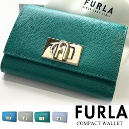 フルラ 三つ折り財布 レディース ブランド ミニ財布 コンパクト 小銭入れ レザー ブランド財布 上品デザイン かわいい シンプル おしゃれ 誕生日プレゼント 実用的 就職祝い 母の日ギフト 彼女へのプレゼント 女友達 記念日 成人 卒業 入学