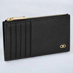 フェラガモ カードケース メンズ ブランド Ferragamo 661453CALF NERRT 775 663 ブラック
