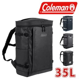 コールマン バッグ リュックサック デイパック バックパック 35L スクエア シールド Coleman シールド35 メンズ レディース プレゼント ギフト カバン ラッピング無料 通勤 通学 自転車 黒 ブラック 送料無料 【c05la】