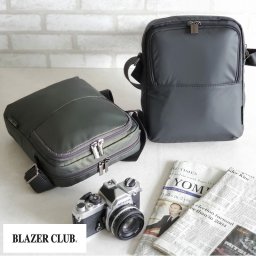 BLAZER CLUB 超軽量 縦型 薄マチ ショルダーバッグ