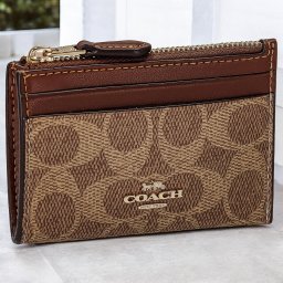 コーチ コインケース メンズ レディース ブランド COACH CW870 ブラウン 小銭入れ 小さい 高級 おしゃれ プレゼント 実用的