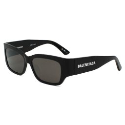 バレンシアガ BALENCIAGA サングラス アジアンフィット UVカット アイウェア フォックス BB0331SK-001 メンズ レディース ユニセックス ブラック+グレー