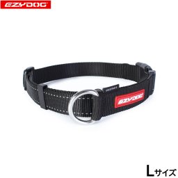 イージードッグ EZYDOG チェックメイト L ブラック 首輪 ハーフチョーク 反射 大型犬