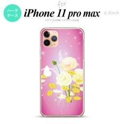 iPhone11ProMax iPhone11pro max スマホケース ハードケース 花柄 ミックス D ピンク メンズ レディース nk-i11pm-285
