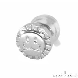 ライオンハート レオ シャープ スタッズピアス プラチナ900 片耳用 1点売り メンズ ブランド LEO LION HEART