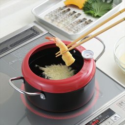 「食彩亭」温度計付天ぷら鍋20cm TP-14  キッチン キッチン雑貨  内祝 内祝い お祝 御祝 記念品 出産内祝い プレゼント 快気祝い 粗供養 引出物