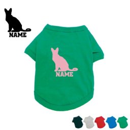 オリエンタルショートヘアー  名入れドッグTシャツ ドッグウェア 小型犬 中型犬 大型犬 猫　ネコ　ねこ　キャット　ペット【city】