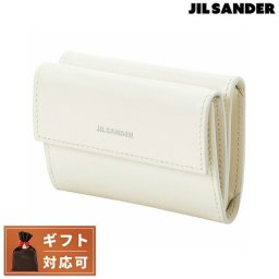 ジルサンダー ブランド 三つ折財布 レディース J07UI0009 P5073 106 ベビーウォレット 三つ折り財布 ミニ財布 オフホワイト BABY おしゃれ プレゼント ギフト