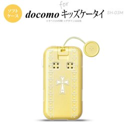 SH-03M キッズケータイSH-03M スマホケース ソフトケース ゴシック クリア 白 メンズ レディース nk-sh03m-tp1008