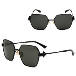 ボッテガヴェネタ サングラス BOTTEGA VENETA BV1224S-001 サングラス ノーズパッド メンズ レディース ユニセックス ブラック グレー
