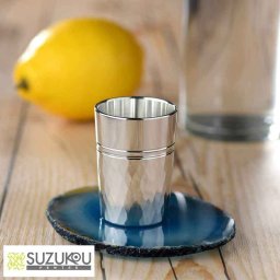 錫光 錫製 ロクロ仕上げ ショットグラス つちめ 冷たい温かい/熱伝導/お酒/日本酒/