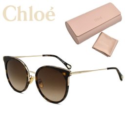 Chloe クロエ サングラス CH0060SK-002 レディース UVカット クロエ ブラウングラデーション アジアンフィット ブランド ギフト プレゼント<br>