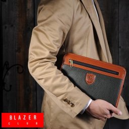 BLAZER CLUB セカンドバッグ メンズ PUレザー クラッチバッグ
