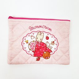 サンリオ マロンクリーム キルティングポーチ 日本製 Sanrio