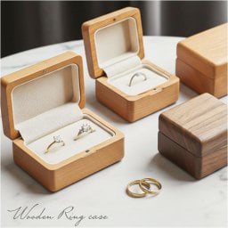 リングケース 指輪ケース 通販 リングボックス 指輪ボックス 木製 ウッド おしゃれ プロポーズ 結婚指輪 婚約指輪 ブライダル 持ち運び 携帯 収納 コンパクト ジュエリーケース マリッジリング 結婚祝い ギフト 記念 シンプル ケース 贈り物