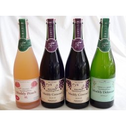 ワインセット スパークリングワイン4本セット　マディデラウェア(デラウェア)×1本　マディルージュ(ルージュ)×2本　マディ