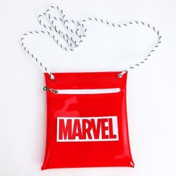 MARVEL マーベル クリアミニショルダーBAG ロゴ カバン RD グッズ